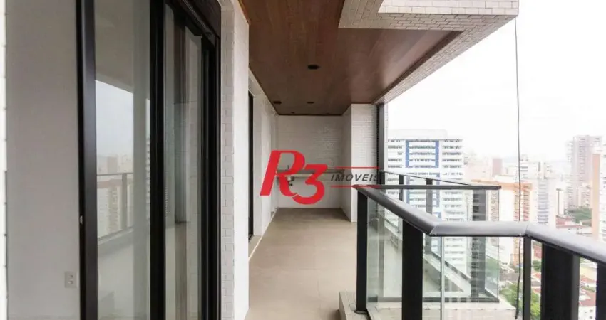 Apartamento com 1 dormitório à venda, 54 m² por R$ 935.000,00 - Boqueirão - Santos/SP