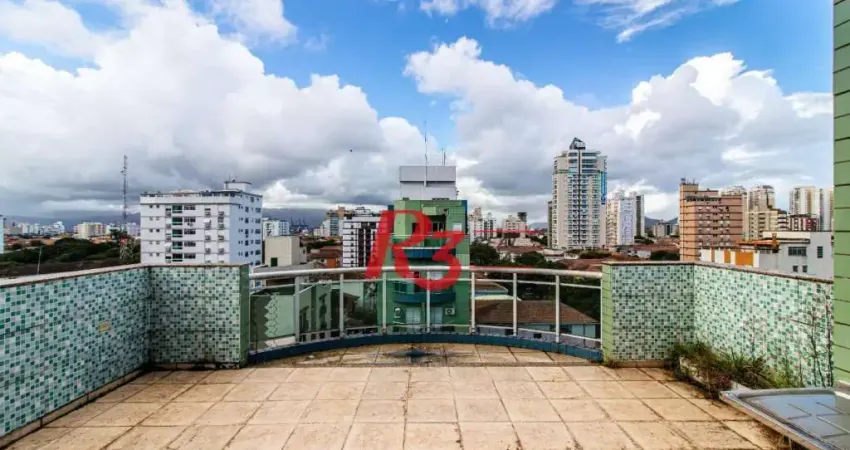 Cobertura no Jardins do Algarve, 260 m² - Ponta da Praia - Santos/SP