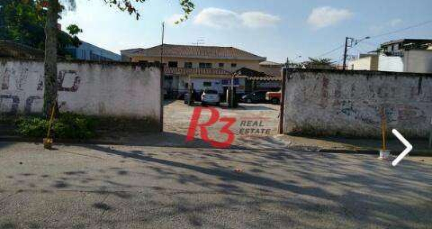 Terreno à venda, 1054 m² por R$ 4.900.000,00 - Macuco - Santos/SP
