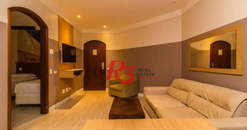 Flat à venda, 47 m² por R$ 440.000,00 - Gonzaga - Santos/SP