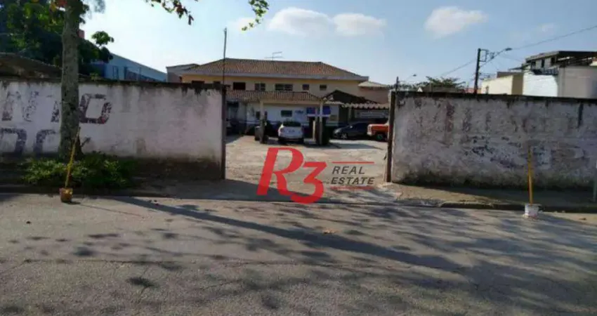 Terreno à venda, 1054 m² por R$ 4.800.000,00 - Macuco - Santos/SP