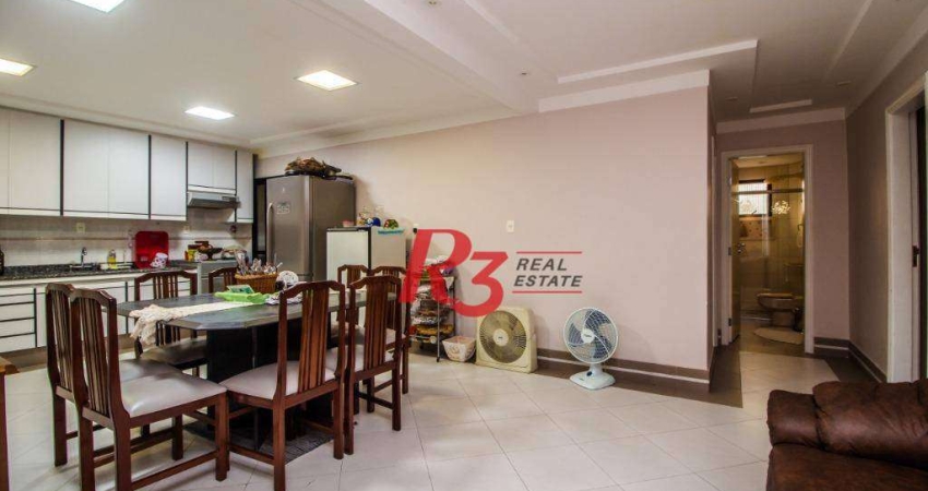Apartamento com 3 dormitórios à venda, 160 m²  - Canto do Forte - Praia Grande/SP