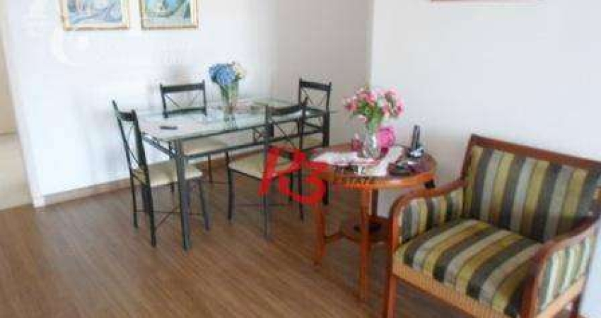 Apartamento com 2 dormitórios à venda, 114 m² - Aparecida - Santos/SP