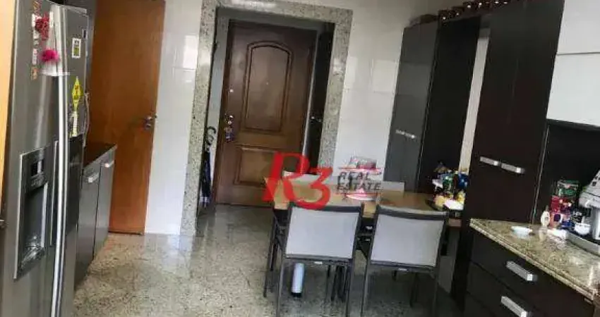 Apartamento Garden com 4 dormitórios à venda, 330 m² por R$ 3.200.000,00 - Aparecida - Santos/SP