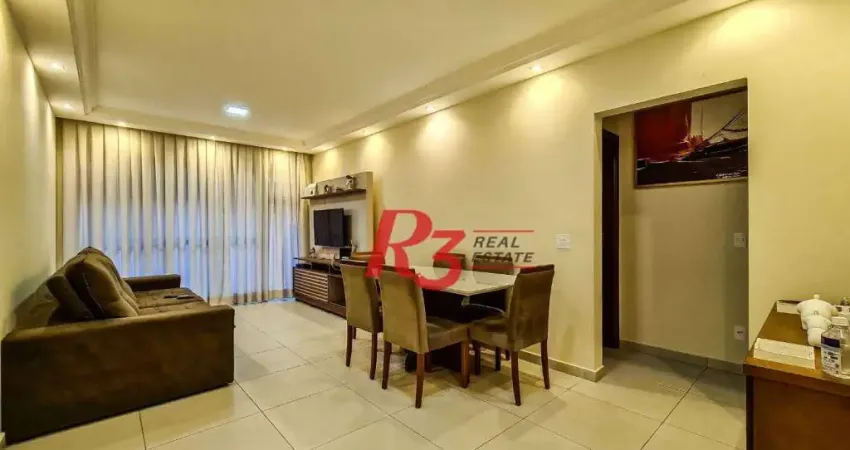 Apartamento com 3 dormitórios à venda, 130 m² por R$ 620.000,00 - Marapé - Santos/SP