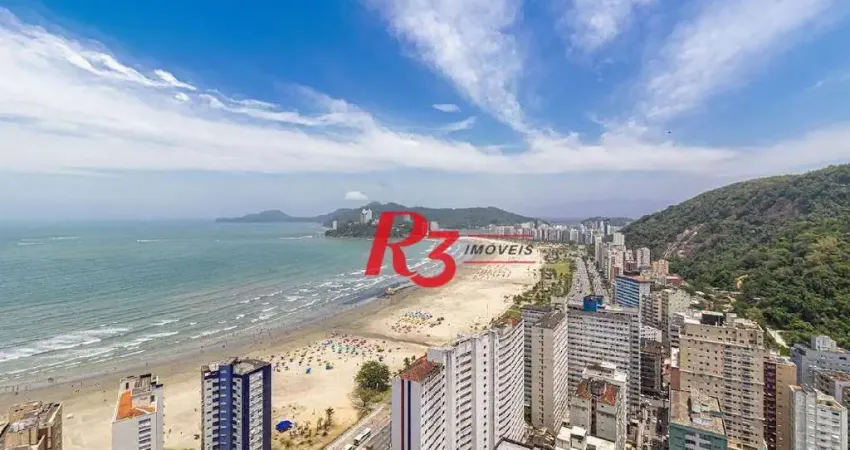 Cobertura com 3 dormitórios à venda, 258 m² por r$ 3.500.000,00 - josé menino - santos/sp