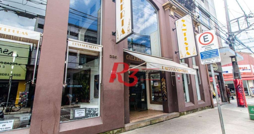 Loja, 825 m² - venda ou aluguel - Centro - Santos/SP