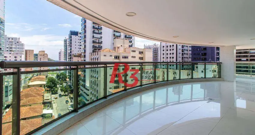 Apartamento com 4 dormitórios à venda, 488 m² por R$ 8.500.000,00 - Ponta da Praia - Santos/SP