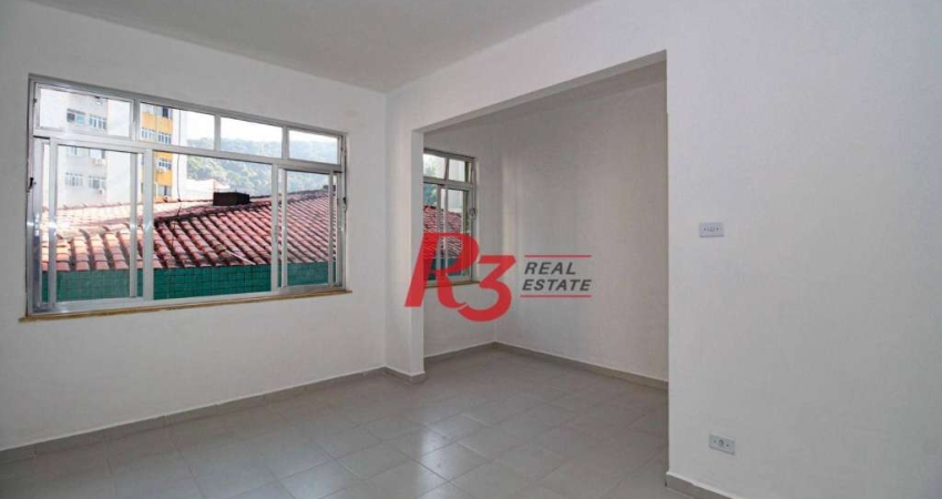Apartamento com 1 dormitório à venda, 76 m² por R$ 272.000,00 - José Menino - Santos/SP