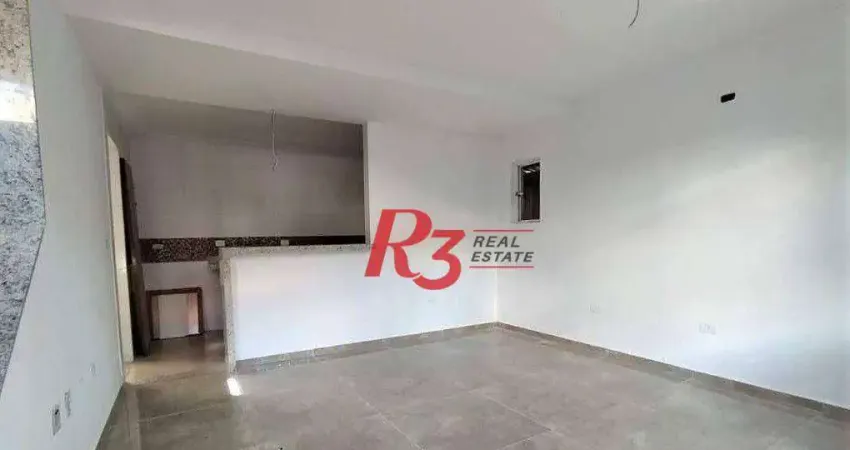 Casa com 2 dormitórios à venda, 90 m² por r$ 680.000,00 - marapé - santos/sp