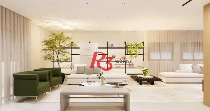 Apartamento com 4 dormitórios à venda, 291 m² por R$ 3.490.000,00 - Boqueirão - Santos/SP