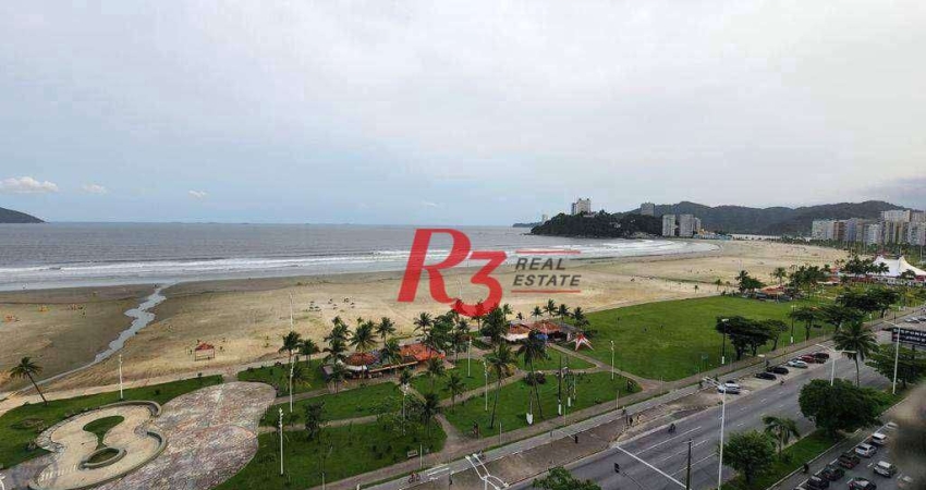 Apartamento de frente para a praia  Itararé com  2 dormitórios