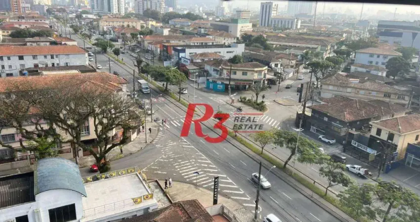Sala comercial com 1 sala para alugar na Avenida Afonso Pena, 170, Boqueirão, Santos