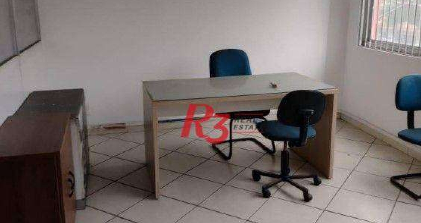 Conjunto para alugar, 210 m² por R$ 2.500,00/mês - Centro - Santos/SP