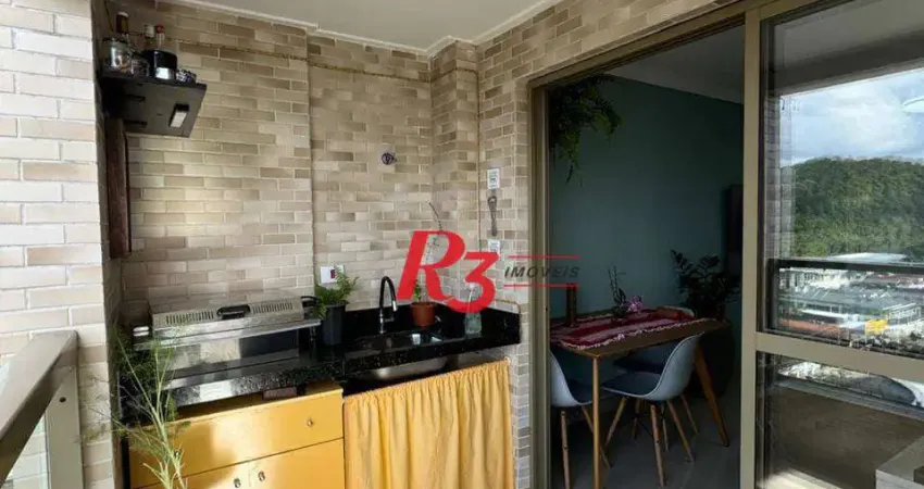 Apartamento com 2 dormitórios à venda, 62 m² por r$ 559.000,00 - boqueirão - praia grande/sp