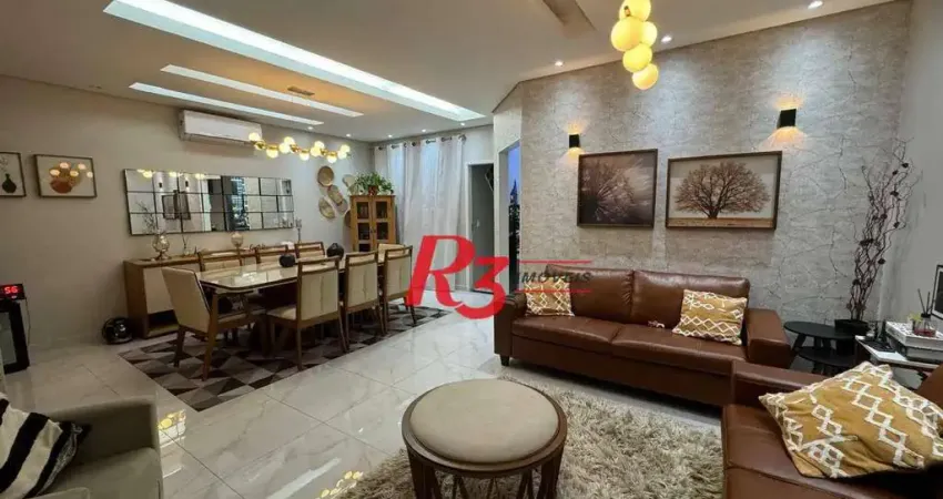 Casa com 3 dormitórios à venda, 189 m² por R$ 1.680.000,00 - Campo Grande - Santos/SP