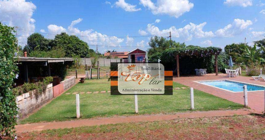 Chácara com 4 dormitórios à venda, 3000 m² por R$ 689.000,00 - Condomínio Sáfira - Brodowski/SP
