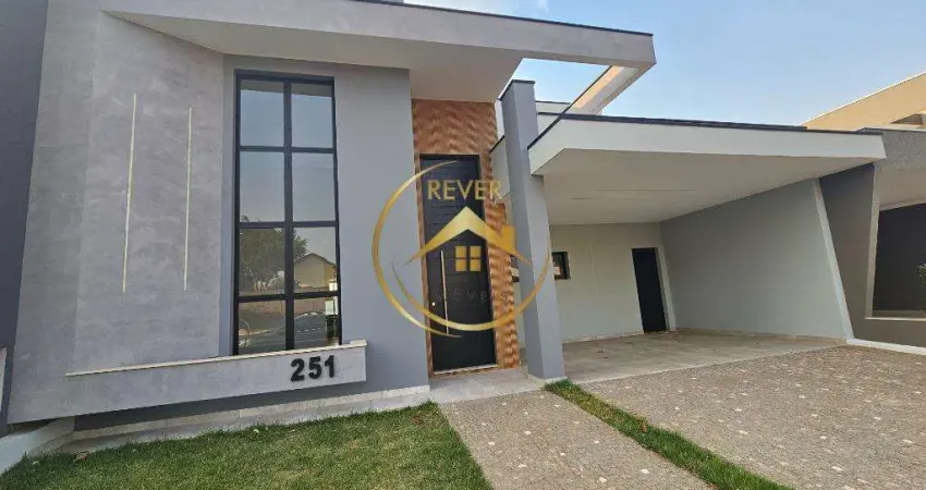 Casa à venda em paulínia, parque brasil 500, com 3 suítes, com 170 m²