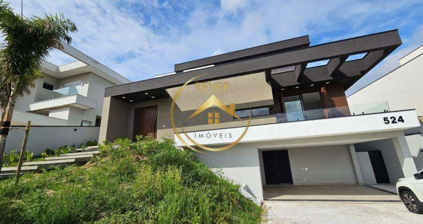 Sobrado à venda em Campinas, Residencial Jatibela, com 4 suítes, com 411.96 m², Condominio Jatibela