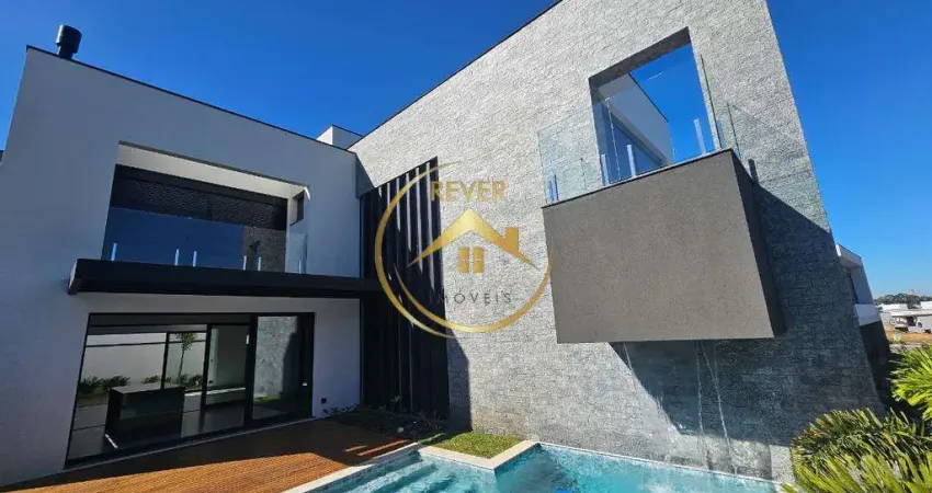 Sobrado à venda e para alugar em campinas, loteamento residencial arborais, com 5 suítes