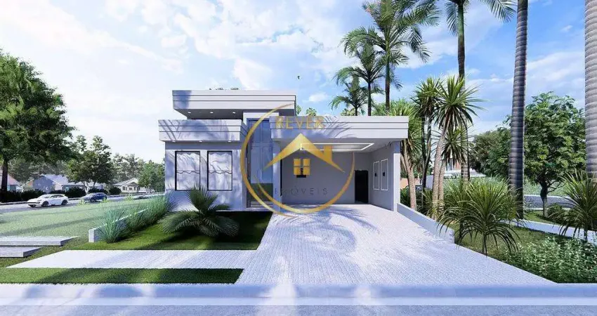 Casa à venda em paulínia, jardim vista alegre, com 3 suítes, com 202 m², santorini residencial club