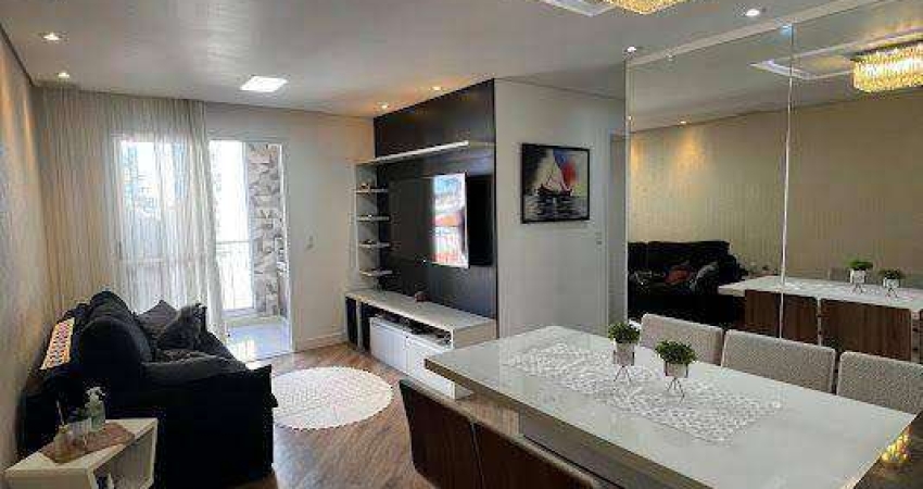 Apartamento com 3 dormitórios à venda, 75 m² por R$ 605.000,00 - Parque São Lucas - São Paulo/SP