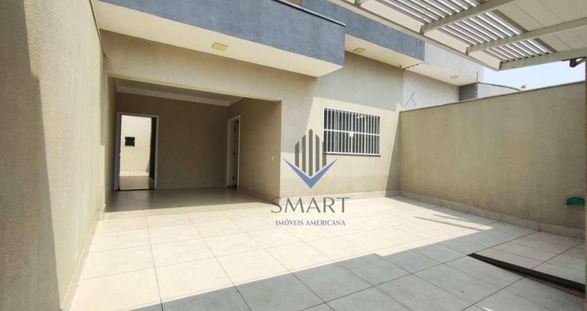 Casa com 3 dormitórios, 122 m² - venda por R$ 695.000,00 ou aluguel por R$ 4.583,00/mês - Parque Novo Mundo - Americana/SP
