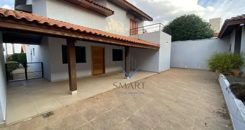 Casa com 3 dormitórios, 280 m² - venda por R$ 1.100.000,00 ou aluguel por R$ 5.230,00/mês - Parque Novo Mundo - Americana/SP