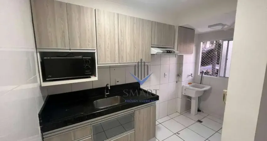 Apartamento com 2 dormitórios para alugar, 49 m² por R$ 1.149,00/mês - Balneário Salto Grande - Americana/SP