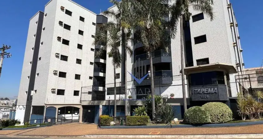 Apartamento com 3 dormitórios para alugar, 100 m² por R$ 3.583,14/mês - Vila Israel - Americana/SP