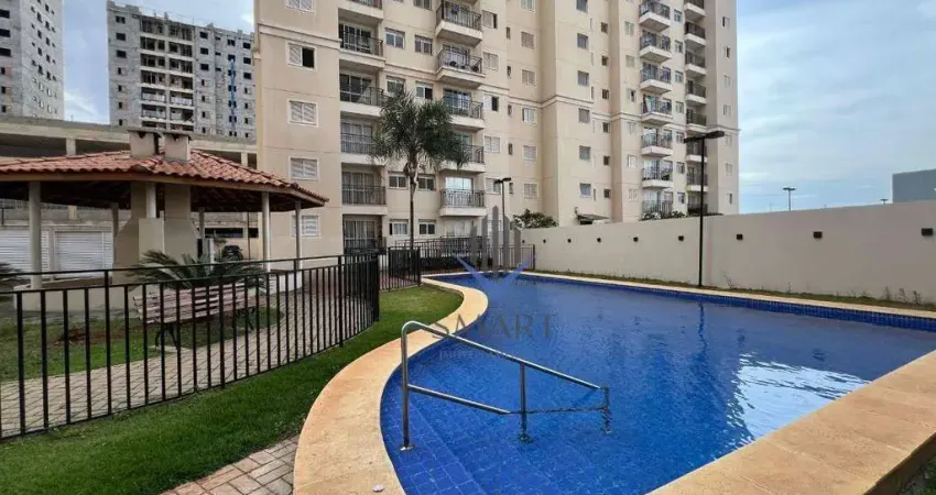 Apartamento com 2 dormitórios para alugar, 55 m² por R$ 1.525/mês - Cariobinha - Americana/SP