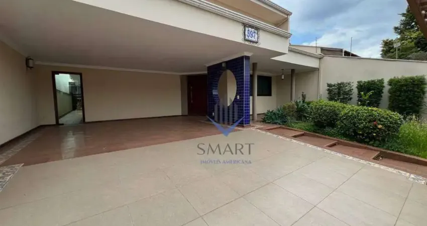 Casa com 3 dormitórios para alugar, 280 m² por r$ 5.672,00/mês - werner plaas - americana/sp