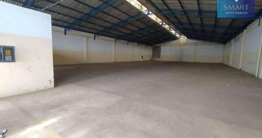 Galpão para alugar, 1000 m² por R$ 10.803,00/mês - Loteamento Industrial Nossa Senhora de Fátima - Americana/SP