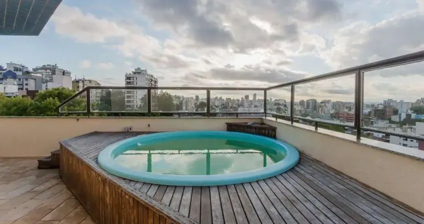 Vende-se cobertura com 3 quartos (1 suíte), piscina privativa, 202m² e 2 vagas -