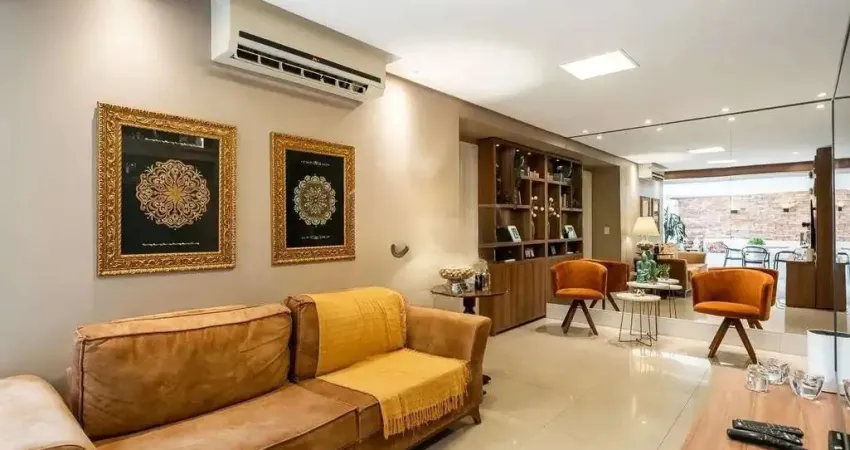 Apartamento garden com 178,5m², porteira fechada, 3 quartos, 1 suíte, vaga dupla