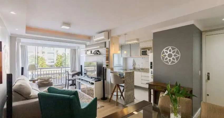 Vende-se apartamento com 2 quartos (1 suíte), 68m² e 1 vaga – passo da areia