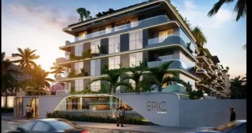 Apartamento de 01 e 02 qtos com 20m²,30m² e 45m², beira mar-cabo branco