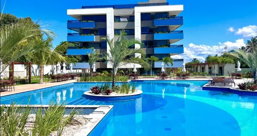 Apartamento mobiliado com 02 quartos no blue beach - pé na areia  em formosa - cabedelo pb