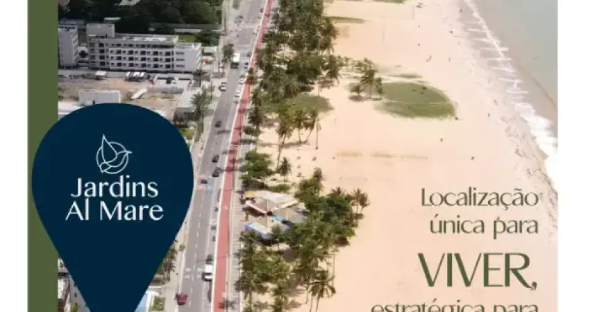 ️ jardins al mare – studios e aptos de 1 e 2 quartos na orla do cabo branco