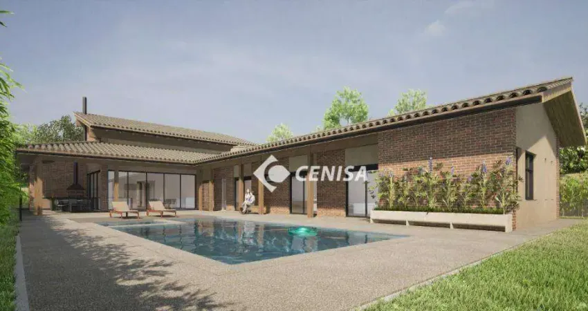 Casa com 4 suítes à venda, 417 m² - Condomínio Terras de Itaici - Indaiatuba/SP