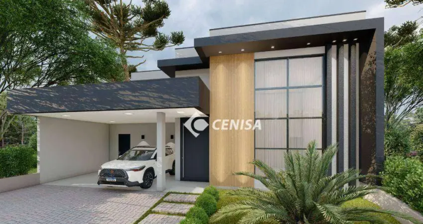 Casa com 3 quartos à venda, 140 m² - Condominio Milano - Indaiatuba/SP