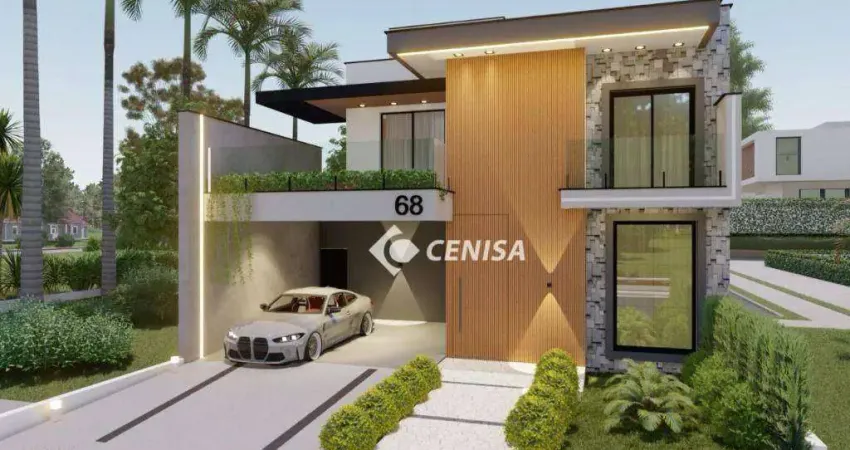 Casa com 4 suítes à venda, 256 m² - Condomínio Jardins Di Roma - Indaiatuba/SP