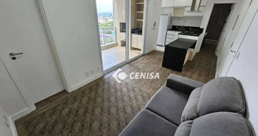 Apartamento com 1 quarto para alugar, 55 m² por R$ 4.410/mês - Condomínio Sky Towers Home - Indaiatuba/SP