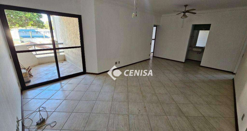 Apartamento com 3 quartos para alugar, 110 m² - Cidade Nova I - Indaiatuba/SP
