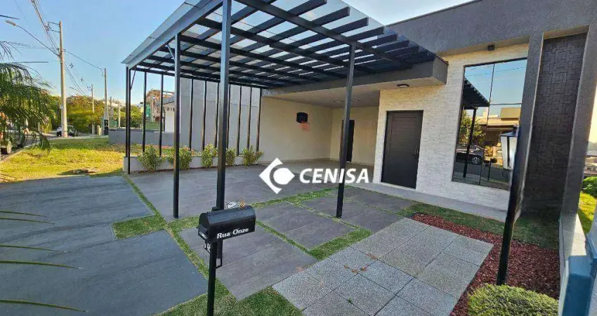 Casa com 3 quartos, 202 m² - venda ou aluguel - Condominio Mantova - Indaiatuba/SP