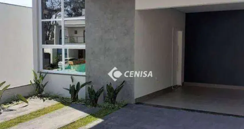 Casa com 3 dormitórios à venda, 153 m² - Residencial Brescia - Indaiatuba/SP