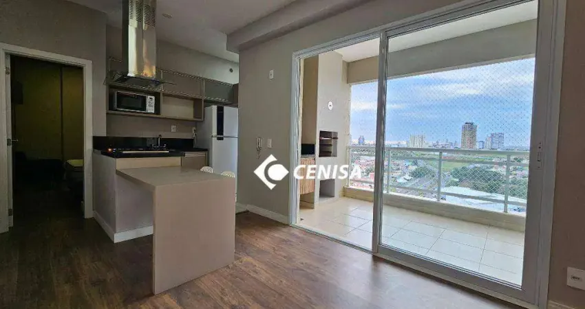 Apartamento com 1 quarto para alugar, 55 m² - Condomínio Sky Towers Home - Indaiatuba/SP