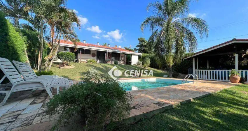 Chácara com 3 dormitórios à venda, 1120 m² por R$ 1.700.000 - Condomínio Terras de Itaici - Indaiatuba/SP