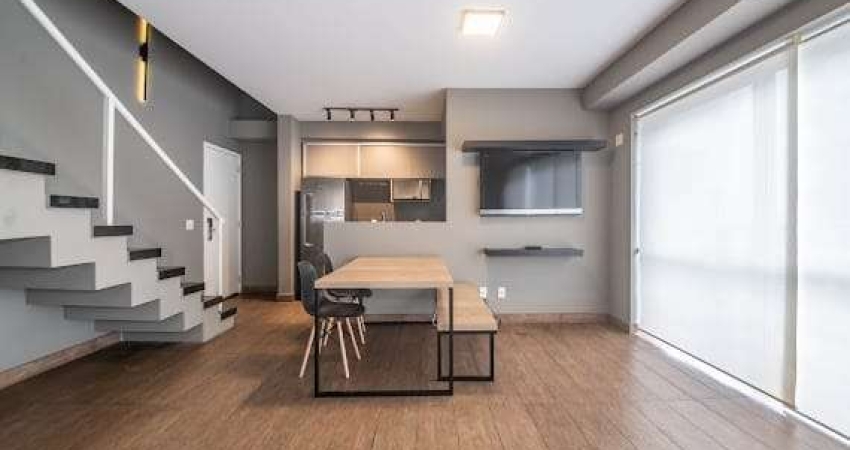 Apartamento duplex para venda por R$ 1.780.000 00 e locação por R$ 7.500,00 no Brooklin, São Paulo,