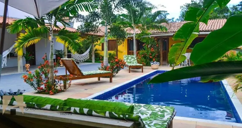 Sobrado de luxo à venda em trancoso-ba no condomínio coqueiral: 3 quartos, 3 suítes, 3 salas, 2 vagas de garagem, 300m²!